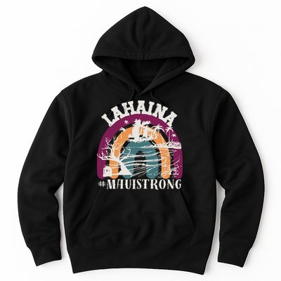 Lahaina Maui Strong Lahaina Banyan Tree Maui Hawaii Shoreline Hoodie