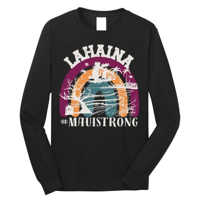 Lahaina Maui Strong Lahaina Banyan Tree Maui Hawaii Shoreline Long Sleeve Shirt