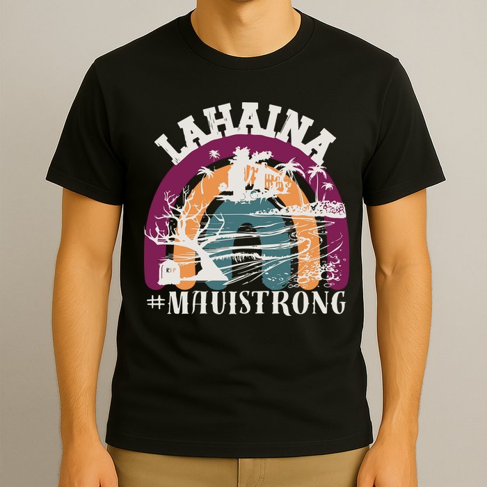 Lahaina Maui Strong Lahaina Banyan Tree Maui Hawaii Shoreline T-Shirt