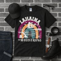 Lahaina Maui Strong Lahaina Banyan Tree Maui Hawaii Shoreline Tall T-Shirt