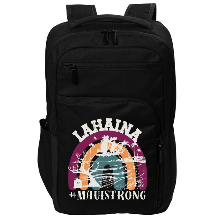 Lahaina Maui Strong Lahaina Banyan Tree Maui Hawaii Shoreline Impact Tech Backpack