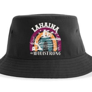 Lahaina Maui Strong Lahaina Banyan Tree Maui Hawaii Shoreline Sustainable Bucket Hat