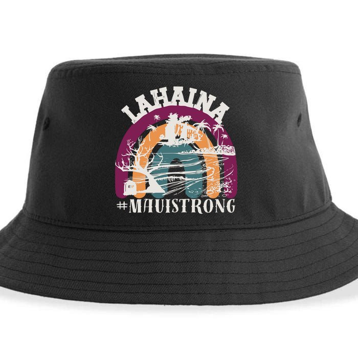 Lahaina Maui Strong Lahaina Banyan Tree Maui Hawaii Shoreline Sustainable Bucket Hat