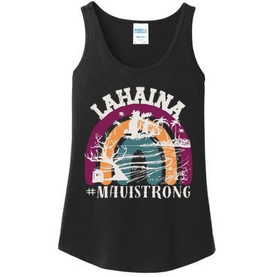 Lahaina Maui Strong Lahaina Banyan Tree Maui Hawaii Shoreline Ladies Essential Tank