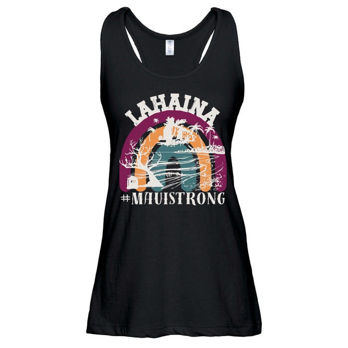 Lahaina Maui Strong Lahaina Banyan Tree Maui Hawaii Shoreline Ladies Essential Flowy Tank