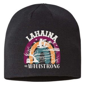 Lahaina Maui Strong Lahaina Banyan Tree Maui Hawaii Shoreline Sustainable Beanie