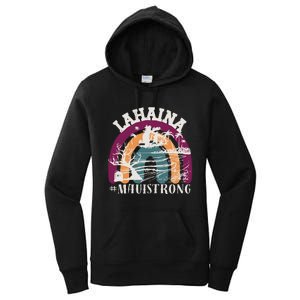 Lahaina Maui Strong Lahaina Banyan Tree Maui Hawaii Shoreline Women's Pullover Hoodie