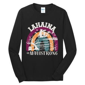 Lahaina Maui Strong Lahaina Banyan Tree Maui Hawaii Shoreline Tall Long Sleeve T-Shirt