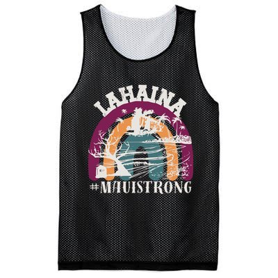 Lahaina Maui Strong Lahaina Banyan Tree Maui Hawaii Shoreline Mesh Reversible Basketball Jersey Tank