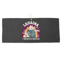 Lahaina Maui Strong Lahaina Banyan Tree Maui Hawaii Shoreline Large Microfiber Waffle Golf Towel