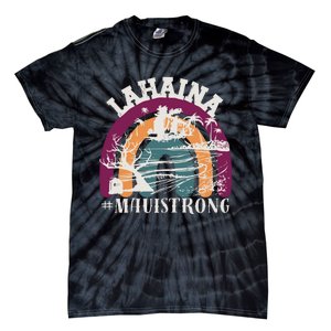 Lahaina Maui Strong Lahaina Banyan Tree Maui Hawaii Shoreline Tie-Dye T-Shirt