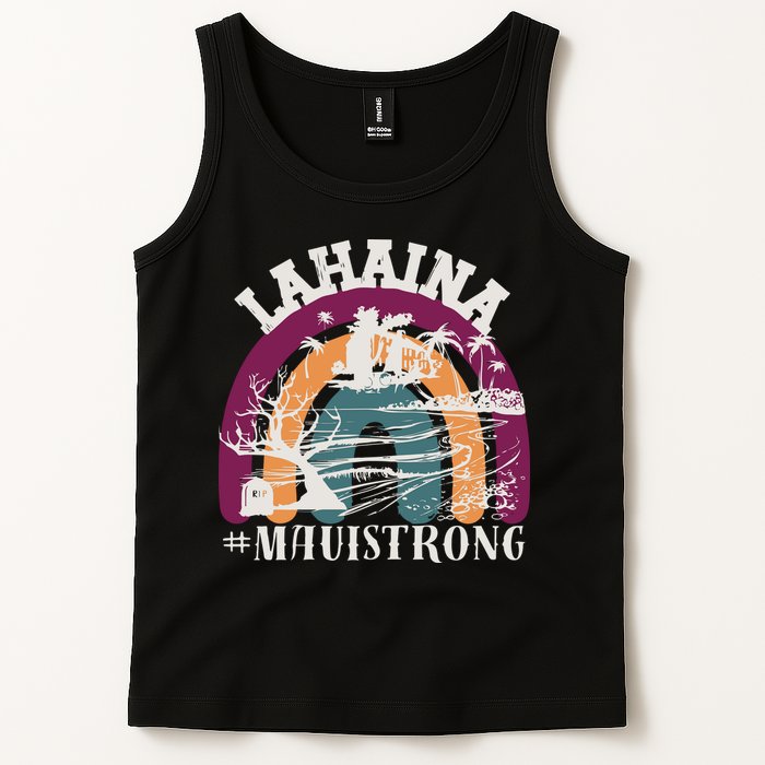 Lahaina Maui Strong Lahaina Banyan Tree Maui Hawaii Shoreline Tank Top