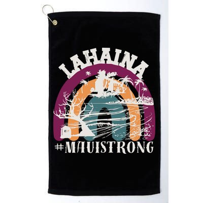 Lahaina Maui Strong Lahaina Banyan Tree Maui Hawaii Shoreline Golf Towel