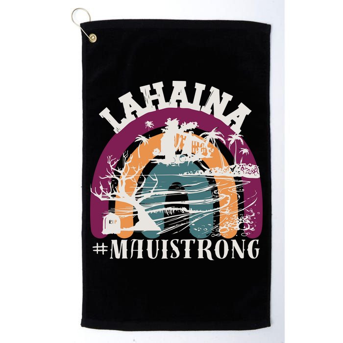 Lahaina Maui Strong Lahaina Banyan Tree Maui Hawaii Shoreline Golf Towel