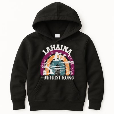 Lahaina Maui Strong Lahaina Banyan Tree Maui Hawaii Shoreline Kids Hoodie