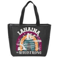 Lahaina Maui Strong Lahaina Banyan Tree Maui Hawaii Shoreline Zip Tote Bag