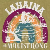 Lahaina Maui Strong Lahaina Banyan Tree Maui Hawaii Shoreline Garment-Dyed Women's Muscle Tee