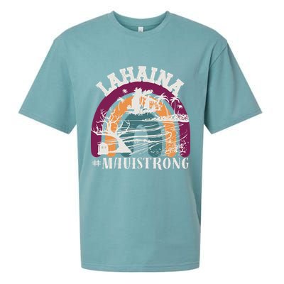 Lahaina Maui Strong Lahaina Banyan Tree Maui Hawaii Shoreline Sueded Cloud Jersey T-Shirt