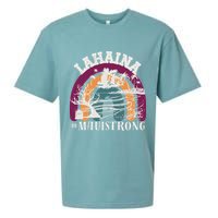 Lahaina Maui Strong Lahaina Banyan Tree Maui Hawaii Shoreline Sueded Cloud Jersey T-Shirt