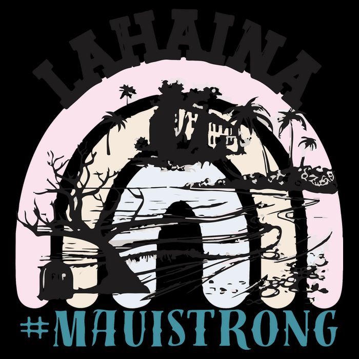 Lahaina Maui Strong Lahaina Banyan Tree Maui Hawaii Shoreline 16oz Travel Tumbler
