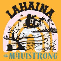 Lahaina Maui Strong Lahaina Banyan Tree Maui Hawaii Shoreline Pom Pom 12in Knit Beanie