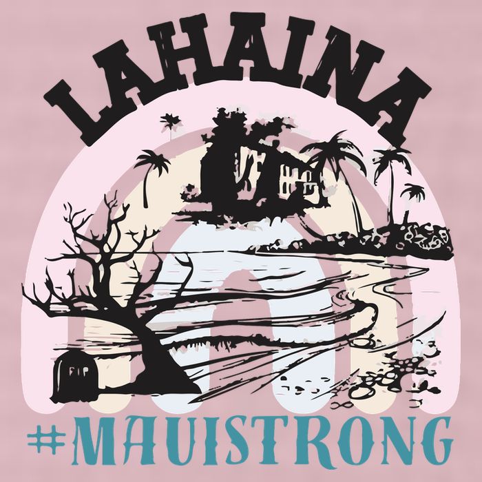 Lahaina Maui Strong Lahaina Banyan Tree Maui Hawaii Shoreline 25L Jumbo Tote