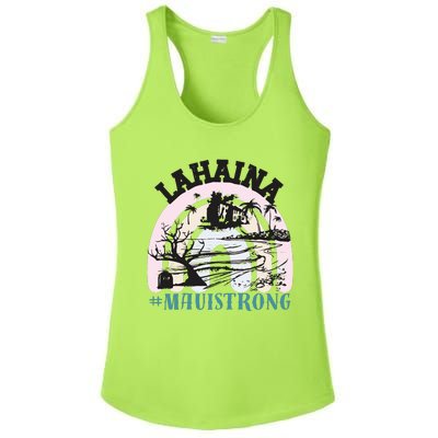 Lahaina Maui Strong Lahaina Banyan Tree Maui Hawaii Shoreline Ladies PosiCharge Competitor Racerback Tank