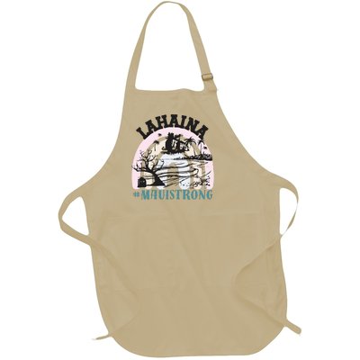 Lahaina Maui Strong Lahaina Banyan Tree Maui Hawaii Shoreline Full-Length Apron With Pockets