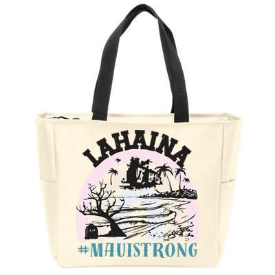 Lahaina Maui Strong Lahaina Banyan Tree Maui Hawaii Shoreline Zip Tote Bag