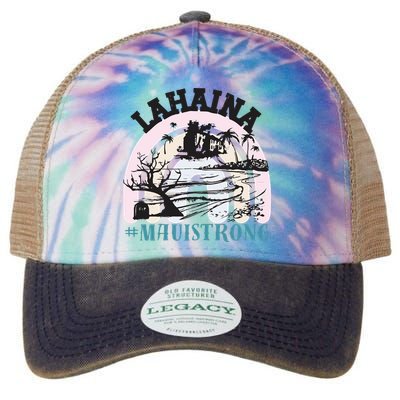 Lahaina Maui Strong Lahaina Banyan Tree Maui Hawaii Shoreline Legacy Tie Dye Trucker Hat