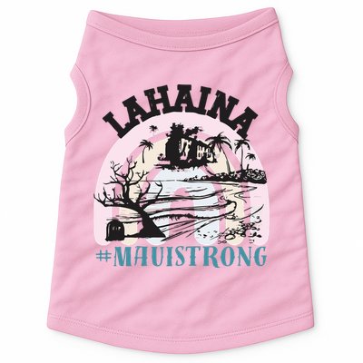 Lahaina Maui Strong Lahaina Banyan Tree Maui Hawaii Shoreline Doggie Tank