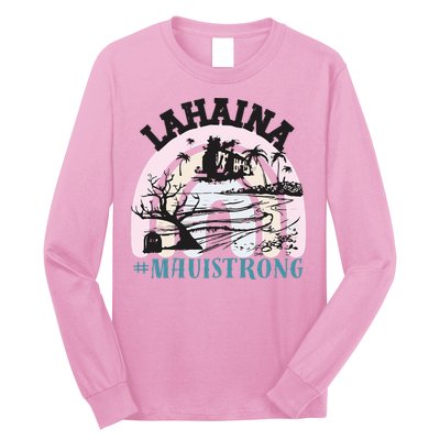 Lahaina Maui Strong Lahaina Banyan Tree Maui Hawaii Shoreline Long Sleeve Shirt