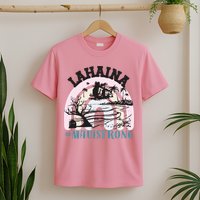 Lahaina Maui Strong Lahaina Banyan Tree Maui Hawaii Shoreline T-Shirt