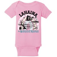 Lahaina Maui Strong Lahaina Banyan Tree Maui Hawaii Shoreline Baby Bodysuit
