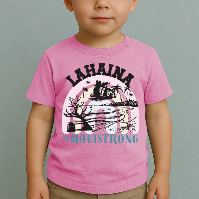 Lahaina Maui Strong Lahaina Banyan Tree Maui Hawaii Shoreline Toddler T-Shirt