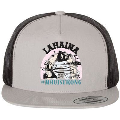 Lahaina Maui Strong Lahaina Banyan Tree Maui Hawaii Shoreline Flat Bill Trucker Hat