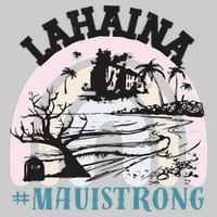 Lahaina Maui Strong Lahaina Banyan Tree Maui Hawaii Shoreline Tie-Dye T-Shirt