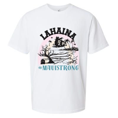 Lahaina Maui Strong Lahaina Banyan Tree Maui Hawaii Shoreline Sueded Cloud Jersey T-Shirt