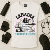 Lahaina Maui Strong Lahaina Banyan Tree Maui Hawaii Shoreline Performance Shirt