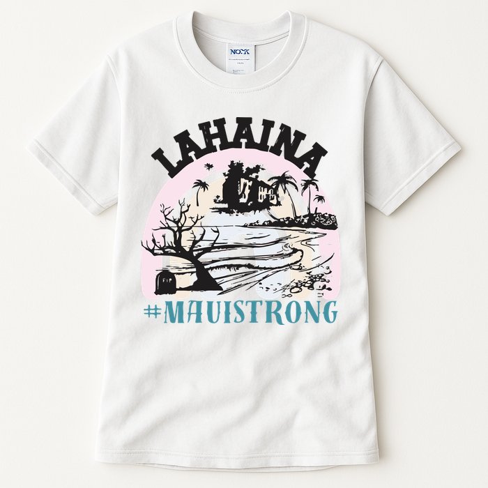 Lahaina Maui Strong Lahaina Banyan Tree Maui Hawaii Shoreline Tall T-Shirt