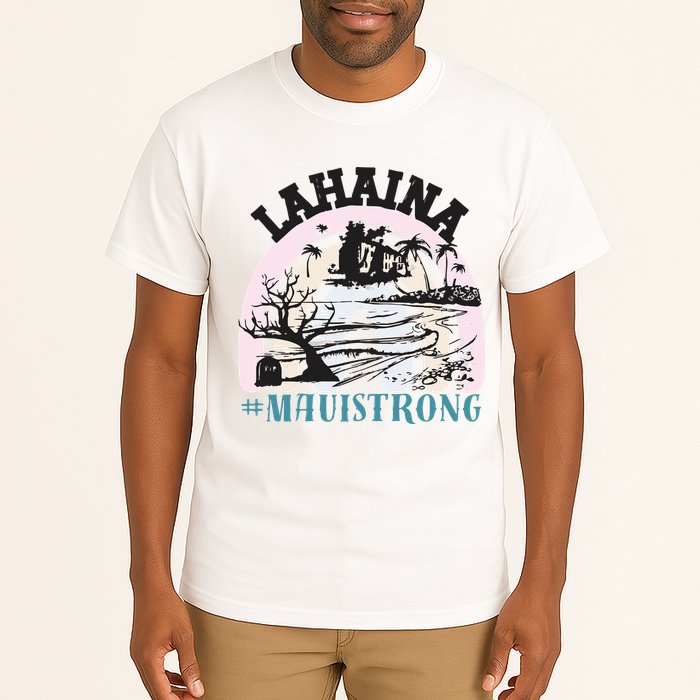 Lahaina Maui Strong Lahaina Banyan Tree Maui Hawaii Shoreline Tall T-Shirt