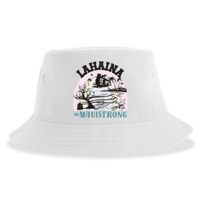 Lahaina Maui Strong Lahaina Banyan Tree Maui Hawaii Shoreline Sustainable Bucket Hat