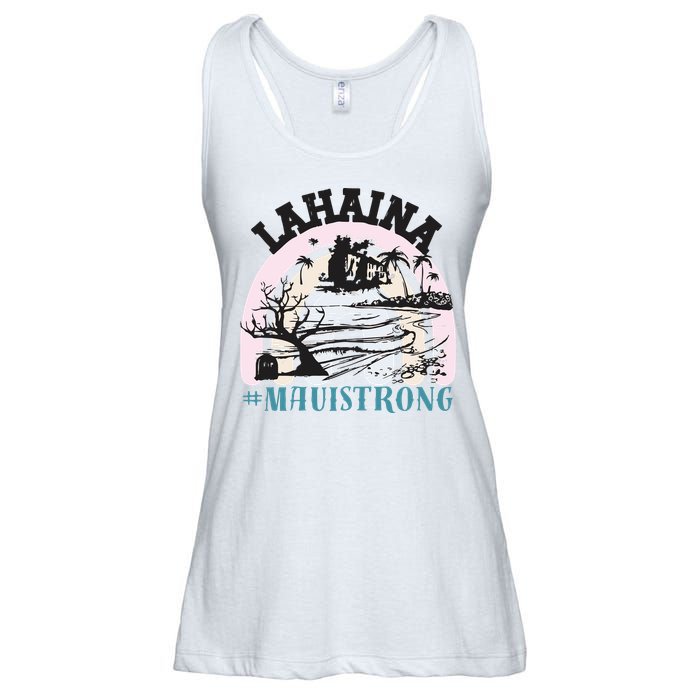 Lahaina Maui Strong Lahaina Banyan Tree Maui Hawaii Shoreline Ladies Essential Flowy Tank