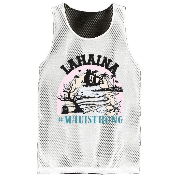 Lahaina Maui Strong Lahaina Banyan Tree Maui Hawaii Shoreline Mesh Reversible Basketball Jersey Tank