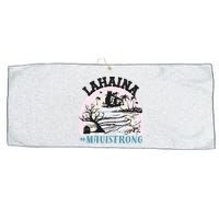 Lahaina Maui Strong Lahaina Banyan Tree Maui Hawaii Shoreline Large Microfiber Waffle Golf Towel