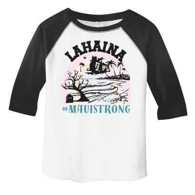 Lahaina Maui Strong Lahaina Banyan Tree Maui Hawaii Shoreline Toddler Fine Jersey T-Shirt
