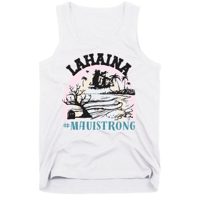Lahaina Maui Strong Lahaina Banyan Tree Maui Hawaii Shoreline Tank Top