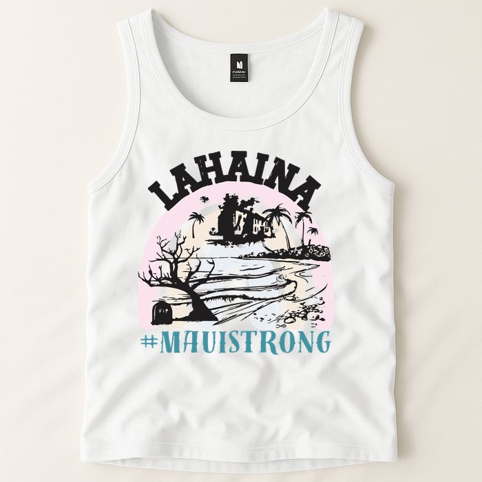 Lahaina Maui Strong Lahaina Banyan Tree Maui Hawaii Shoreline Tank Top