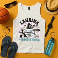 Lahaina Maui Strong Lahaina Banyan Tree Maui Hawaii Shoreline Tank Top