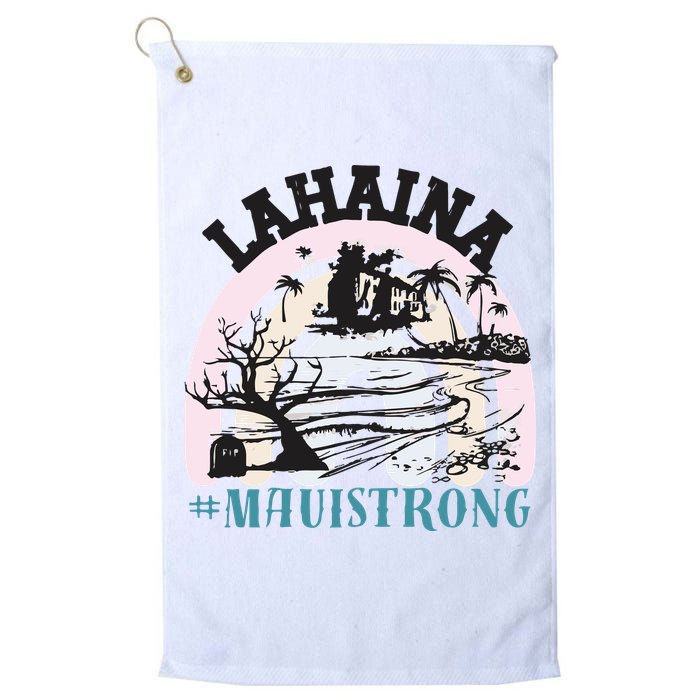 Lahaina Maui Strong Lahaina Banyan Tree Maui Hawaii Shoreline Golf Towel